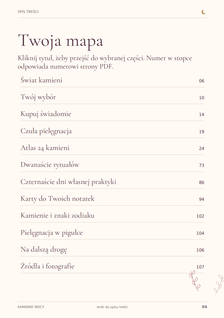 Kamienie Mocy - Przewodnik po kryształach i codziennych rytuałach